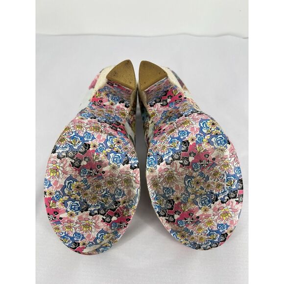 Irregular Choice Nick Of Time Floral Sparkling Cream Heels Size 41 US 10 - Picture 13 of 16